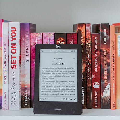 Foto af en Kobo e-læser